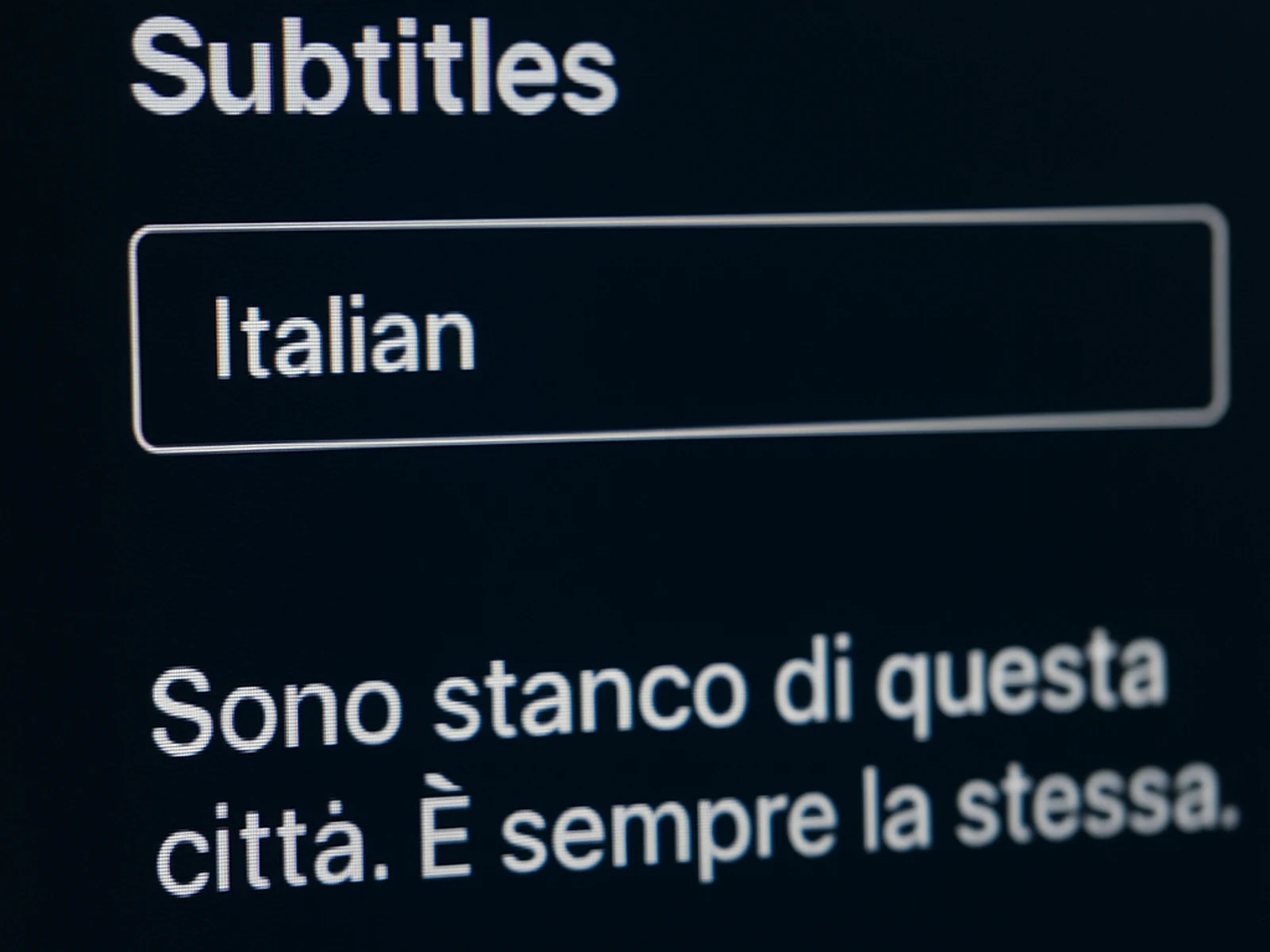 Subtitling & Transcription detail